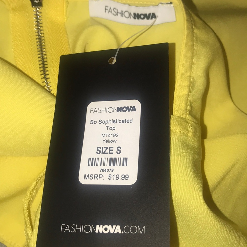Yellow blouse. - Picture 4 of 6